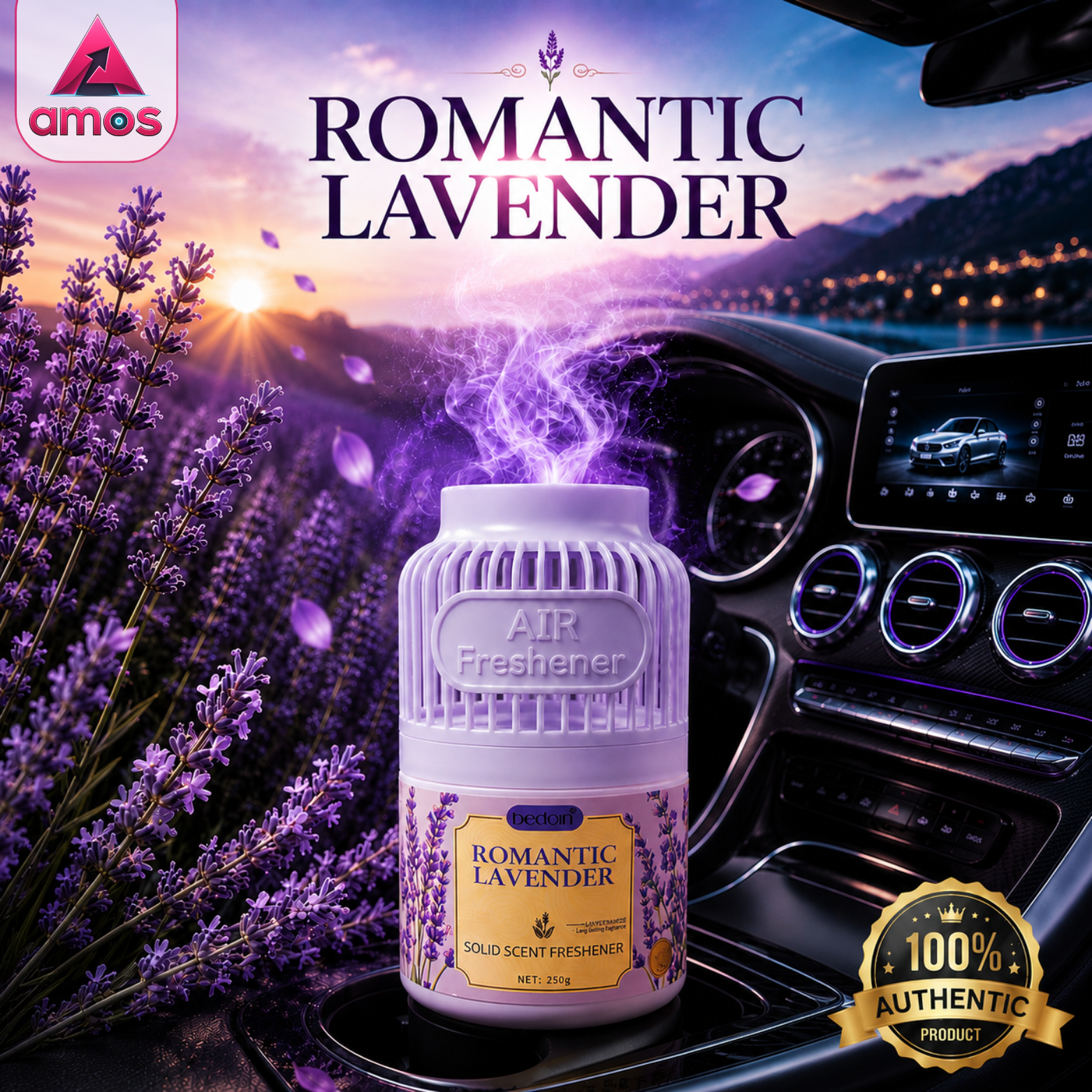 ROMANTIC LAVENDER solid scent air freshener