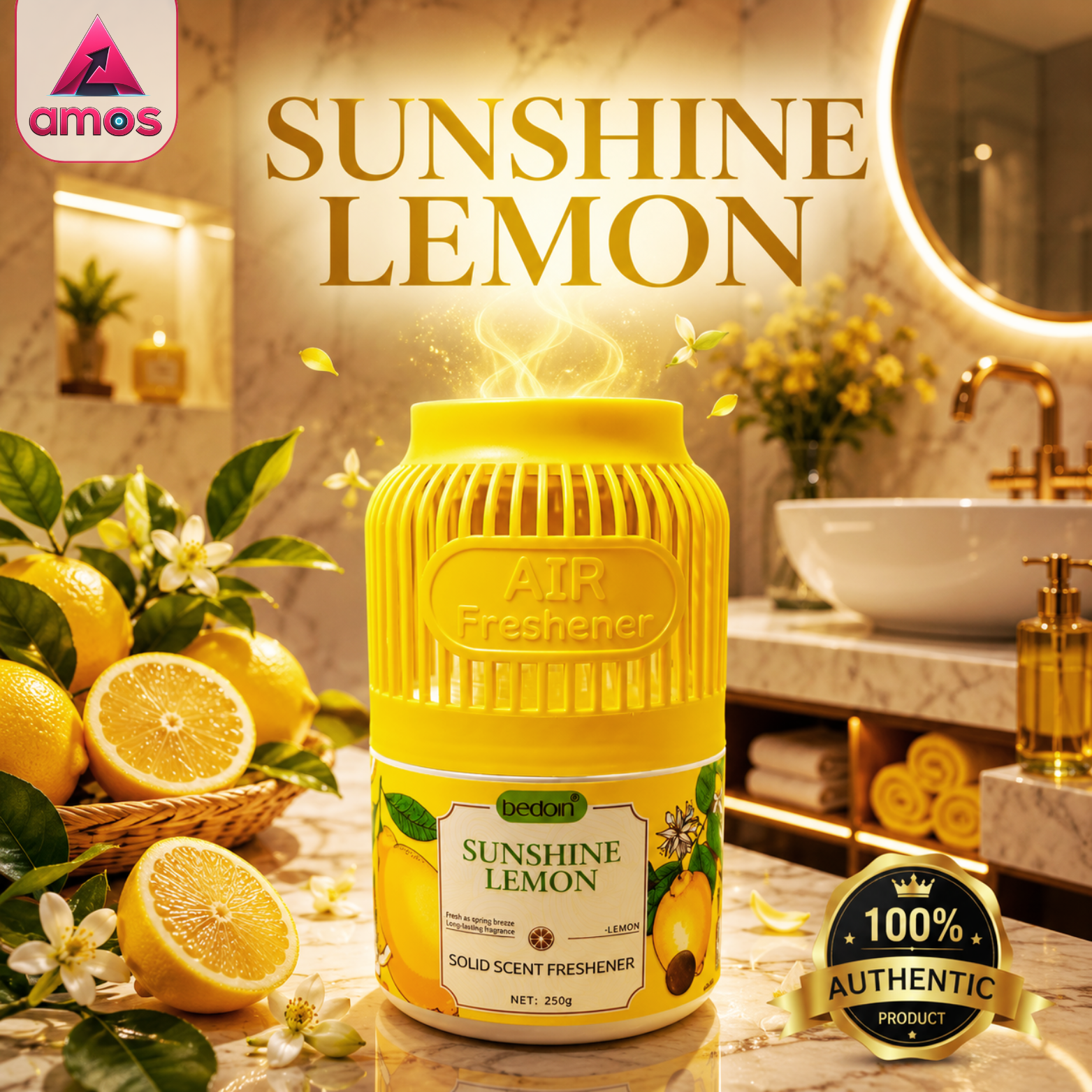 SUNSHINE LEMON Solid Scent Freshener