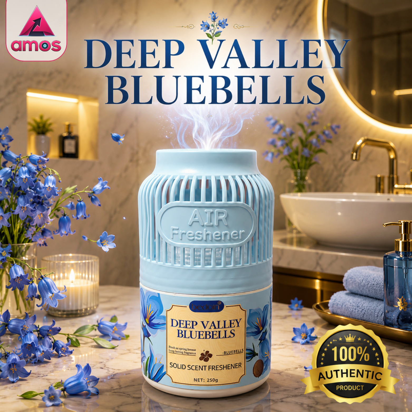 DEEP VALLEY BLUEBELLS Solid Scent Freshener